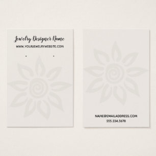 Off-White-Grafik-Blume 7 Earring-Holder-Display