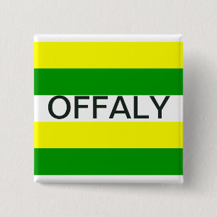 Offalische Seidenbandflagge Button