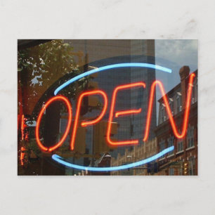 Offen Postkarte