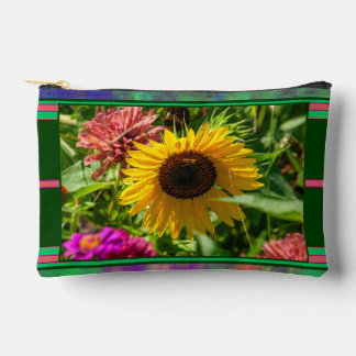Offen und Gebend - Sonnenblütenblüte Zubehörtasche