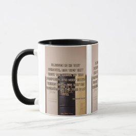 Offenbarung 1:3 KJV Bibelschrift Bild Zwei-Tonen Tasse