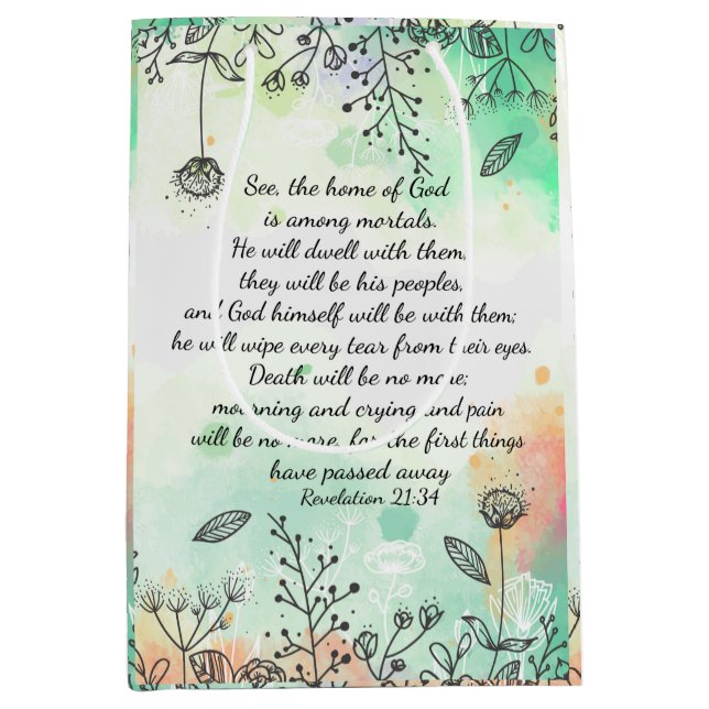 Offenbarung 21:34 mittlere geschenktüte (Vorderseite)