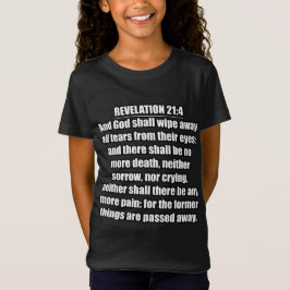Offenbarung 21:4 KJV Bibelverse T-Shirt