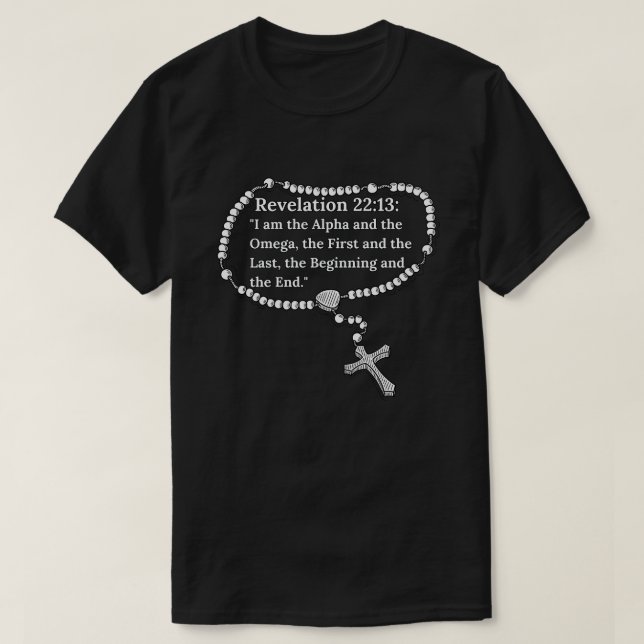Offenbarung 22:13: T-Shirt (Design vorne)