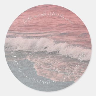 Offenbarung 22:17 Uhr Runder Aufkleber