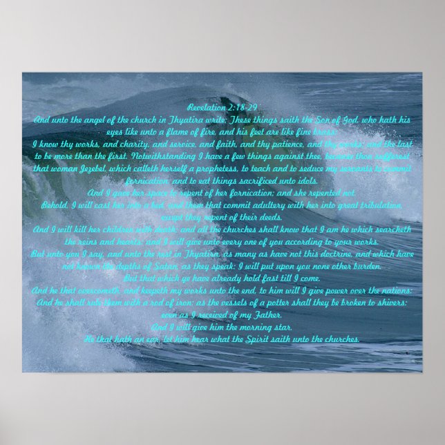 Offenbarung 2:18-29 poster (Vorne)