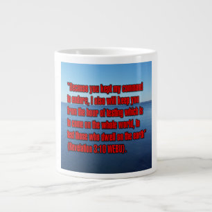 Offenbarung 3:10 WEBU Tasse