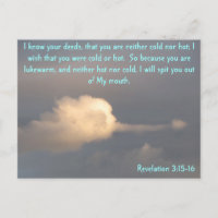 Offenbarung 3 15-16 mit spitzer Wolke