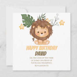 Offenbarung 5,5 Löwe von Juda Christliche Grüße Karte