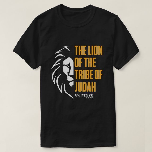 Offenbarung 5:5 - Löwe von Juda T-Shirt (Design vorne)