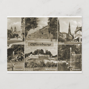 Offenburg, Deutschland 1920er Postkarte