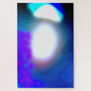 Offene 7003 blaue und Lila Abstrakte Kunst Puzzle