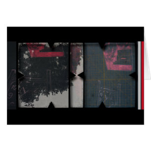 Offene Arbeit über Open Red 1 Fotomontage