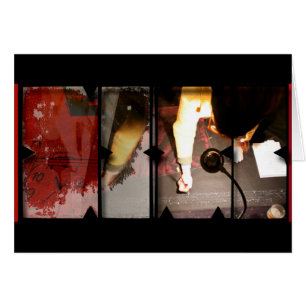 Offene Arbeit über Open Red 6 Fotomontage