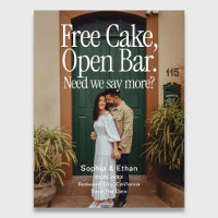 Offene Bar Kostenloser Kuchen Foto Retro Save The