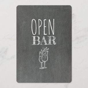 Offene Bar   TRAUZEUGE   TRAUZEUGE Funny Vorschlag Einladung