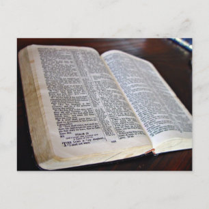 Offene Bibel Postkarte