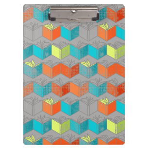 Offene Bücher Klemmbrett