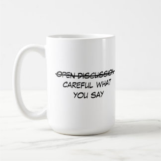 Offene Diskussion Kaffeetasse