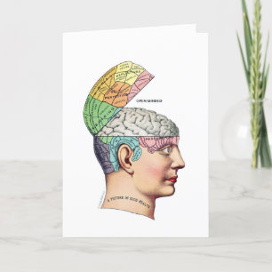 Offene Geburtskarte Karte