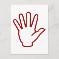 Offene Hand/hohe Fünf/Welle