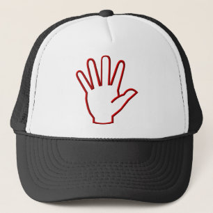 Offene Hand/hohe Fünf/Welle Truckerkappe
