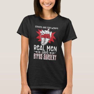 Offene Herzchirurgie Bypass-Bewusstsein Herz-Stent T-Shirt