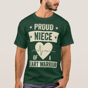 Offene Herzoperation CHD-Transplantat Nichte eines T-Shirt