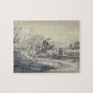 Offene Landschaft Thomas Gainsboroughs mit Hirt Puzzle