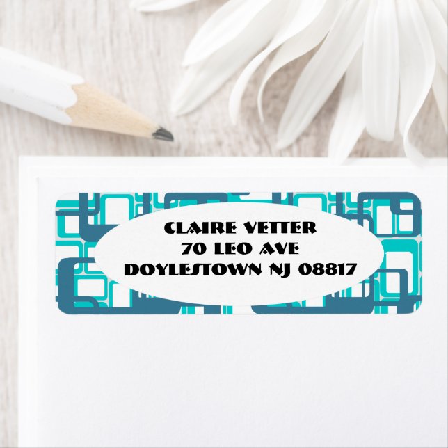 Offene moderne Rechtecke Mitte des Jahrhunderts (Insitu)