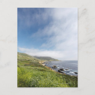 Offene Straße auf der Reise nach Kalifornien im So Postkarte