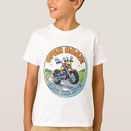Offene Straße! Genieße die Fahrt! T-Shirt