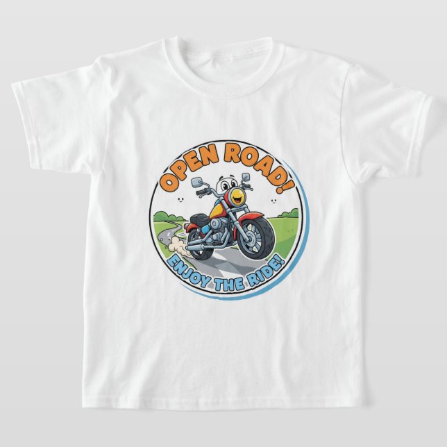 Offene Straße! Genieße die Fahrt! T-Shirt (Ablage )