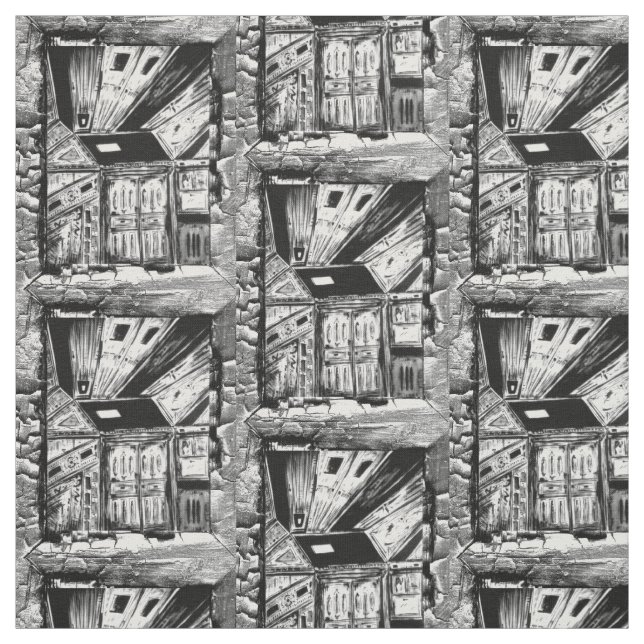 Offene Türen Stoff (Muster)