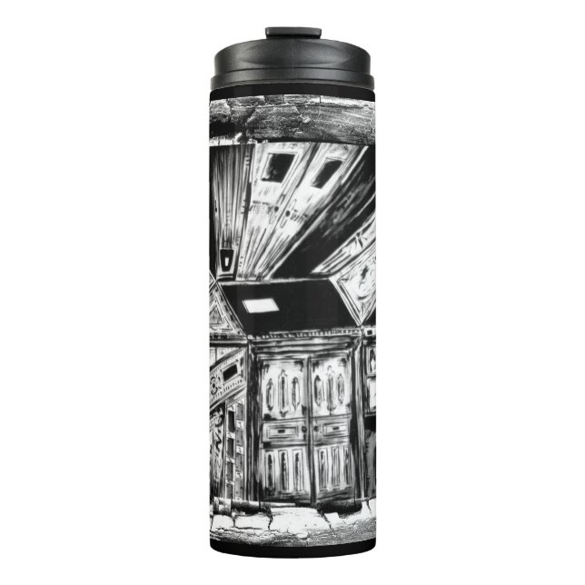 Offene Türen Thermosbecher (Vorderseite)