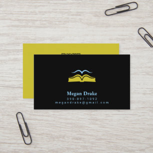 Offenes Bibel-Tauben-Logo Heiliger Geist Christl Visitenkarte