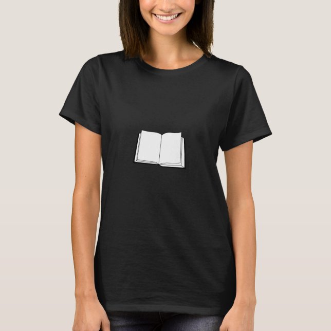 Offenes Buch T-Shirt (Vorderseite)