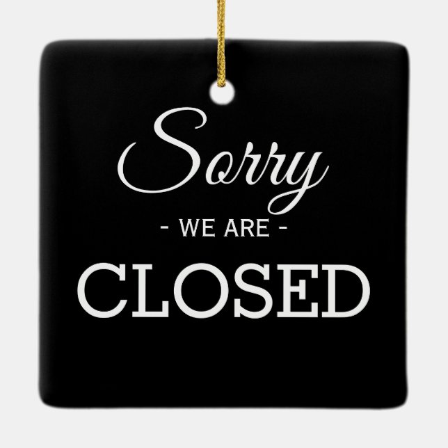 Offenes/geschlossenes Schwarz-weißes zweiseitiges  Keramikornament (Rückseite)