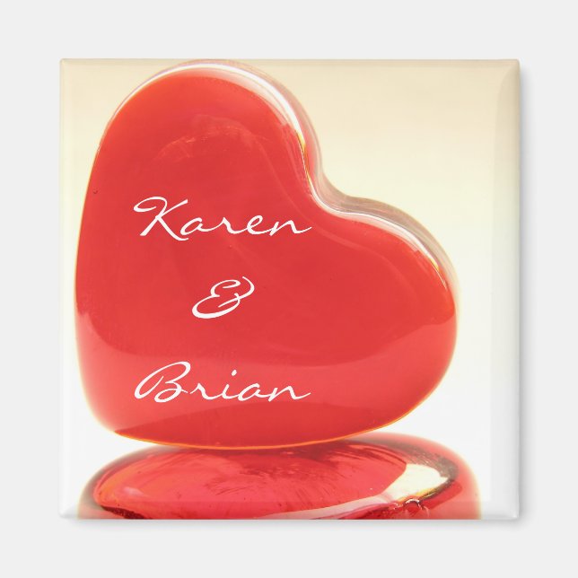 Offenes Herz Magnet (Vorne)