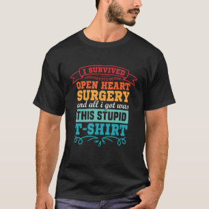 Offenes Herz Operation Kunst für Männer Frauen Her T-Shirt