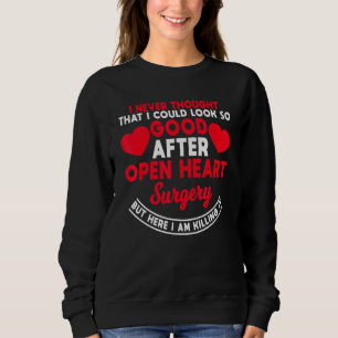Offenes Herz Operation Quadruple Bypass Coronary A Sweatshirt