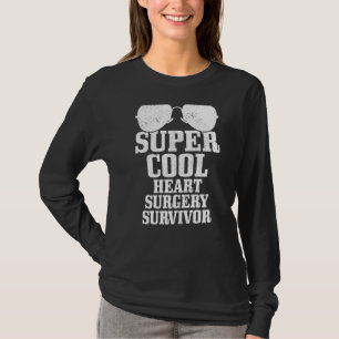 Offenes Herz Operation Transplantation Bypass Erho T-Shirt