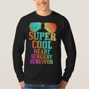Offenes Herz Operation Transplantation Bypass Erho T-Shirt