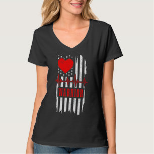 Offenes Herz Operation Warrior Patriotische Transp T-Shirt