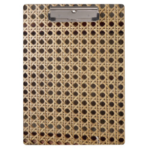 Offenes Weben-Rattan-Cane-Clipboard Klemmbrett