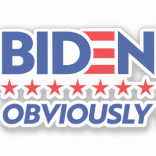offensichtlich Biden Aufkleber