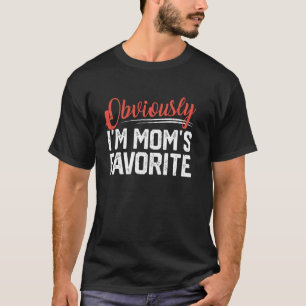 Offensichtlich bin ich Mama Lieblings-lustige Son T-Shirt