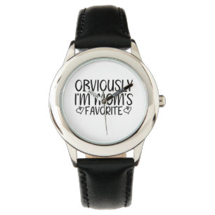 Offensichtlich bin ich Mama's Lieblingsfrau Armbanduhr