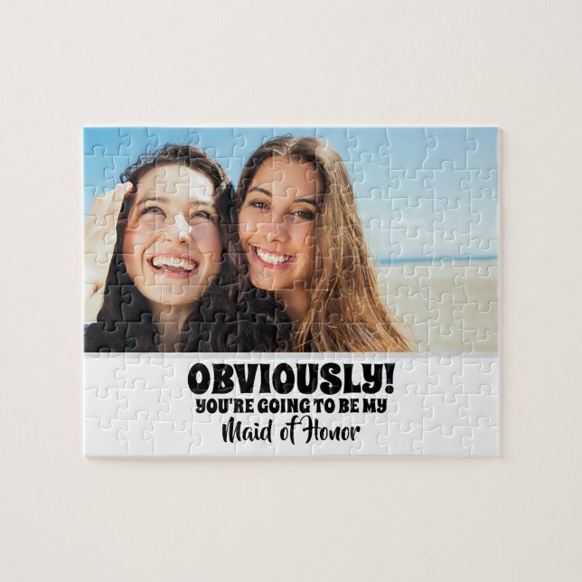 Offensichtlich mein - Funny Bridesmaid Vorschlag F Puzzle (Horizontal)