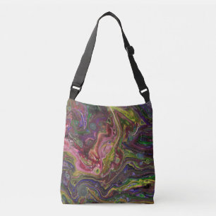 Offensichtlich verrückt coole Paisley Abstract-Tas Tragetaschen Mit Langen Trägern